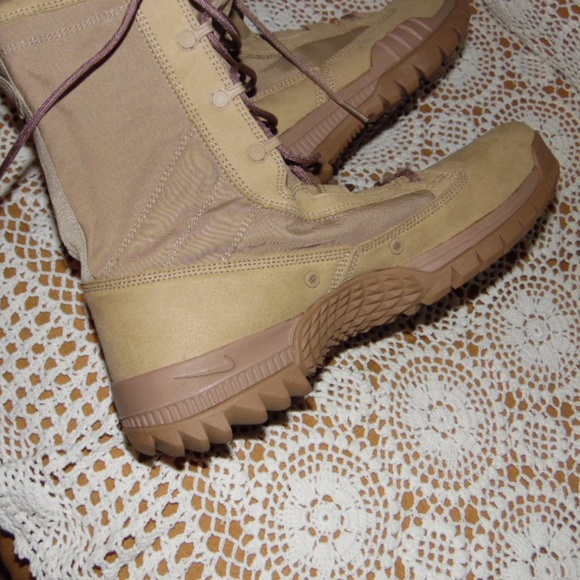 2013 Mens Nike SFB Special Field British Khaki/Desert Tactical Boots Size 12.5 - Picture 7 of 10